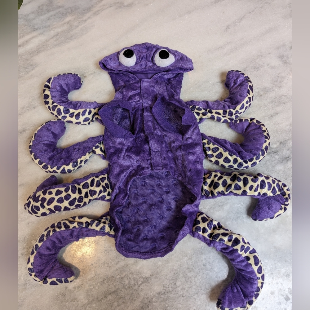 Purple Octupus Dog Costume